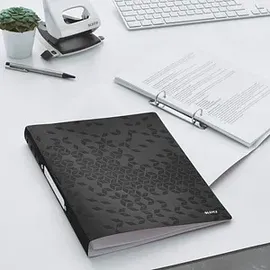 Leitz WOW Ringbuch 2-Ringe schwarz