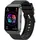 knauermann Neo 2 Band 44 mm Schwarz Silikonarmband Schwarz