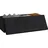 Woltu Sitzbank Samt Schwarz 110 x 40 x 48 cm