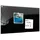 ALLboards Glas Magnettafel 80 x 60 cm Schwarz