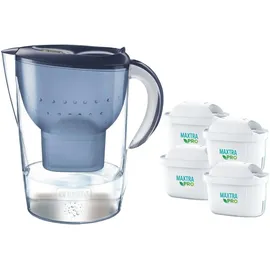 Brita Marella XL blau 3,5 l + 4 Maxtra Pro Kartuschen