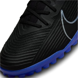 Nike Mercurial Zoom Vapor 15 Pro TF Turf Multinocken-Fußballschuhe Herren 040 - black/chrome-hyper royal 47.5