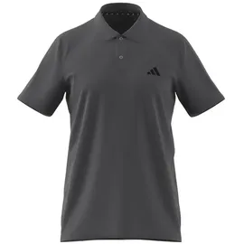 adidas Train Essentials Training Polo Shirt, Grey five/black XL