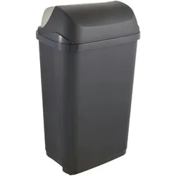 KEEEPER 50L Mülleimer mit Schiebedeckel in der grauen Rasmus-Kollektion
