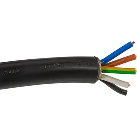 emskabelgmbh Emskabel Erdkabel NYY-J 5 x 1,5 mm2 Schwarz 50 m