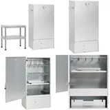 Vidaxl - Räucherofen mit Tisch Verzinkter Stahl - Räucherofen mit Tisch - Räucherofen mit Tischen - Home & Living - Silber