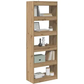 vidaXL Bücherregal 60 x 30 x 166 cm Eiche