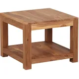 FineBuy Thio Braun Akazie 60 x 60 x 45 cm