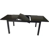 DEGAMO Torino Ausziehtisch 210 x 90 cm schwarz