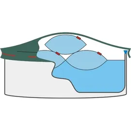 Weinmann 8 x Pool Luftkissen Winterkissen Luftpolster Poolkissen für Abdeckplanen Winter