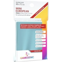 Gamegenic Prime Board Game Sleeves Ruby transparent, 50 Stück (GGS10050ML)