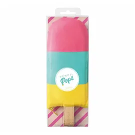 donkey Products Pencil Pops Tutti Frutti, Federmäppchen, Mäppchen, Stift Tasche, Baumwolle, Poliyester, Bunt, 21 cm, 400409