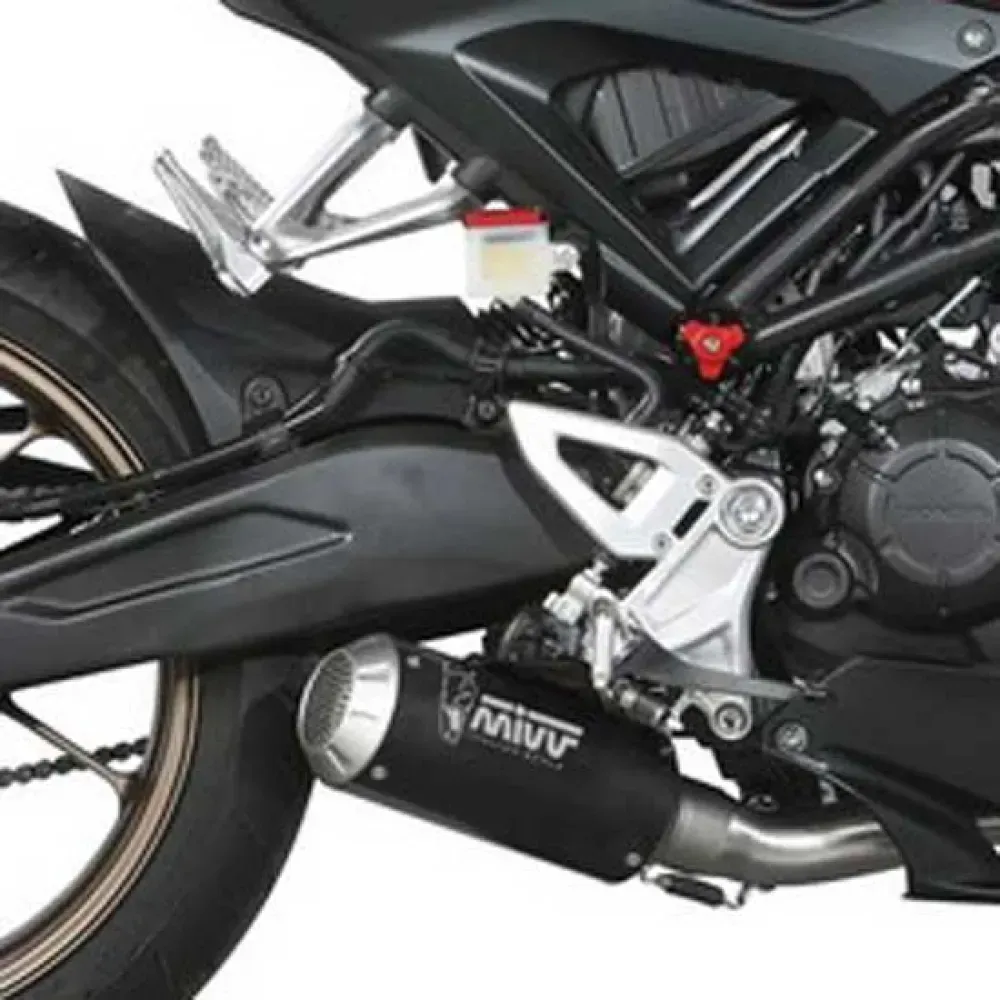 Mivv Mk3 Honda Cb 125 R 2021-24 H.078.sm3b Nicht Homologiertes Vollständiges Auspuffsystem - Black - Not Homologated
