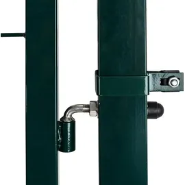 Estexo Gartentor 160 x 160 cm Grün/Metall