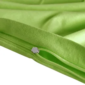 Traumschlaf Basic Single Jersey Kissenbezug 80x80 cm | apfelgrün - grün