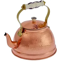 Gehämmerte Teekessel Mit Porzellangriff
