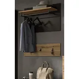 inn.furn Garderobenpaneel Cooper 80 x 73 x 27 cm Eiche