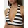 Marc O'Polo Triangel-Bikini-Top Damen Schwarz/Weiß XS