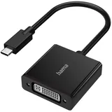 Hama USB Typ-C DVI Schwarz