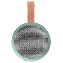 Kreafunk aGO II Fabric, tragbarer Bluetooth 5.1 – Lautsprecher, True Wireless Stereo, bis zu 10 Stunden Wiedergabezeit, Dusty Green