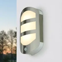Easylight Außenwandleuchte Edelstahl H: 28,3 cm Bewegungsmelder IP54 1500 lm warmweiß