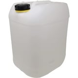 AnSa Getränke- Wasserkanister Natur | Premium Qualität Kanister | Lebensmittelecht BPA frei | DIN 51 | DIN 61 | Tragbar Indoor und Outdoor (20 Liter)