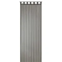 ELBERSDRUCKE transparente Gardine Schlaufenschal Feel Good Uni 07 grau