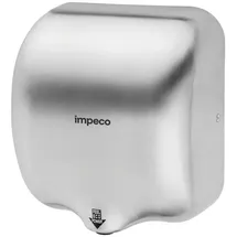 Impeco Händetrockner Edelstahl matt Weiß