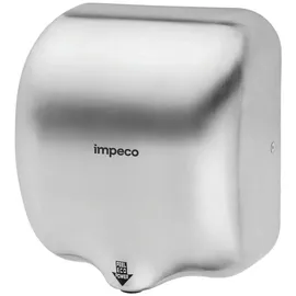 Impeco Händetrockner Edelstahl matt Weiß