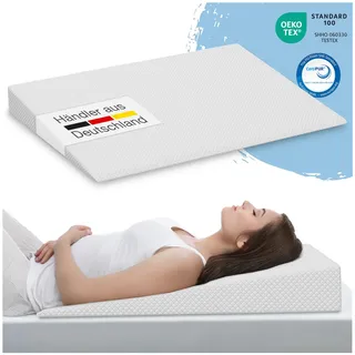 Bestschlaf Matratzenkeil Weiß, 140x100 cm