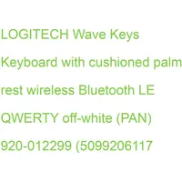 Logitech Wave Keys, Volle Größe (100%), kabellos RF Wireless