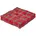 Homescapes Sitzkissen Edward 40 x 40 cm Rot