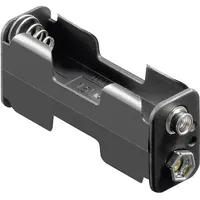 goobay Batteriehalter 2x Mignon Druckknopfanschluss 60 x 26 x 16,5mm