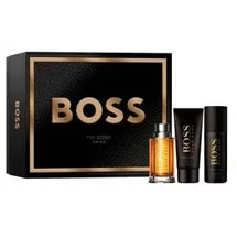 HUGO BOSS Boss The Scent Eau de Toilette 100 ml + Deo Spray 150 ml + Duschgel 100 ml Geschenkset 2