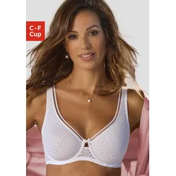 Minimizer-BH NUANCE, Damen, Gr. 100, Cup D, weiß, Spitze, Obermaterial: 88% Polyamid, 12% Elasthan, klassisch, BHs, mit Bügel und modischer Spitze