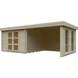 Kiehn-Holz Gartenhaus »Schluchsee«, beige