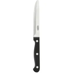 Gastronoble Olympia Steakmesser mit runder Spitze | schwarz | 21,5cm | 24 Messer