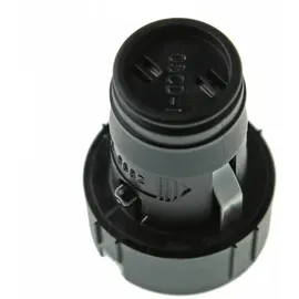 Hörmann Handsender HSZ1 868-BS, praktischer 1-Tasten-Garagentoröffner, Funkfernbedienung mit BiSecur-Funktechnik, schwarz,