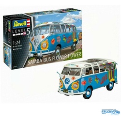 Revell Autos Samba T1 Flower Power 1:24 07050