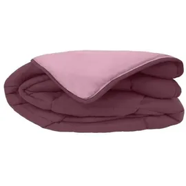 poyet motte made in france Poyet Motte Calgary Bettbezug Polyester Pflaume/Parma, Polyester, Prune/Parme, 260x240x1 cm