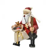 KWO Erzgebirge Kantenhocker Weihnachtsmann Höhe 16 cm