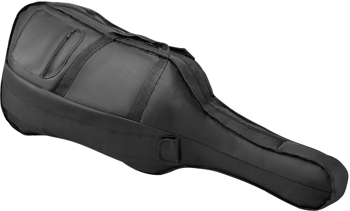 VEVOR 4/4 Cellokoffer in voller Größe, wasserdichtes Nylon, Reisetragetasche, Cellokasten, mit verstärktem Griff, zwei Schultergurten, kratzfest, Profi-Celloform, für Celli, schwarz