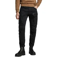 G-Star Raw Cargohose Rovic Zip 3D Regular Tapered Fit mit Stretch-Anteil Modell black, 33/32