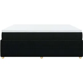 vidaXL Boxspringbett 180 x 200 cm Schwarz