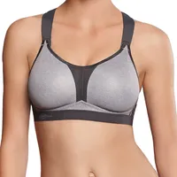 Anita Active Racerback Sports Bra Graumelliert G), 75 Damen