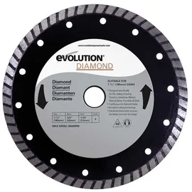 Evolution Diamantsegmentsägeblatt 185 mm