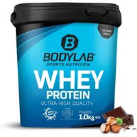 Bodylab24 Whey Protein Haselnuss-Schokolade Pulver 1000 g