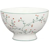 GREENGATE Lucie Suppenbowl Weiß 0,5l - Porzellan, Romantisch, Schüssel