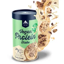 Multipower Vegan Protein Shake Pulver 420 g, 100% veganes Protein Pulver auf pflanzlicher Basis mit Cookie Dough-Geschmack, ideal zur Regeneration nach dem Sport