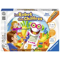 Ravensburger - tiptoi® – Interaktives Spiel – Der Zahlenroboter – elektronisches Lernspiel, ohne Display – ab 4 Jahren – französische Version – 00739